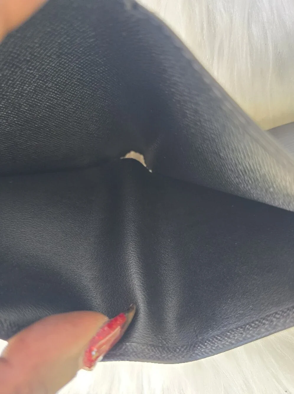 Authentic Louis Vuitton Black Epi Bifold Wallet